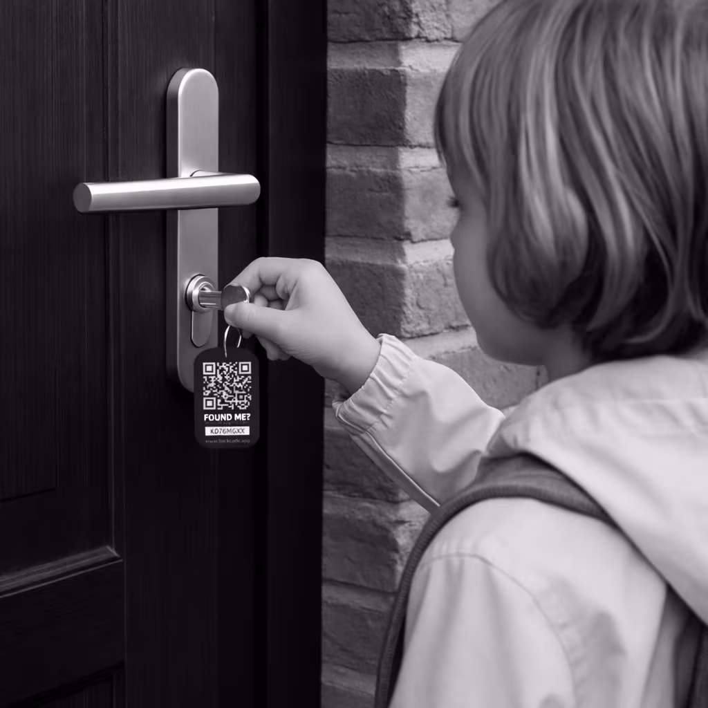 Kinder und Haustürschlüssel