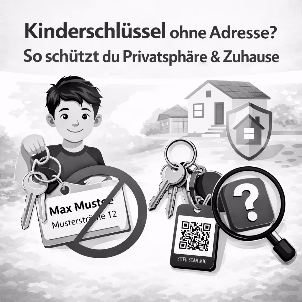 Kinderschlüssel ohne Adresse: So schützt du Privatsphäre & Zuhause